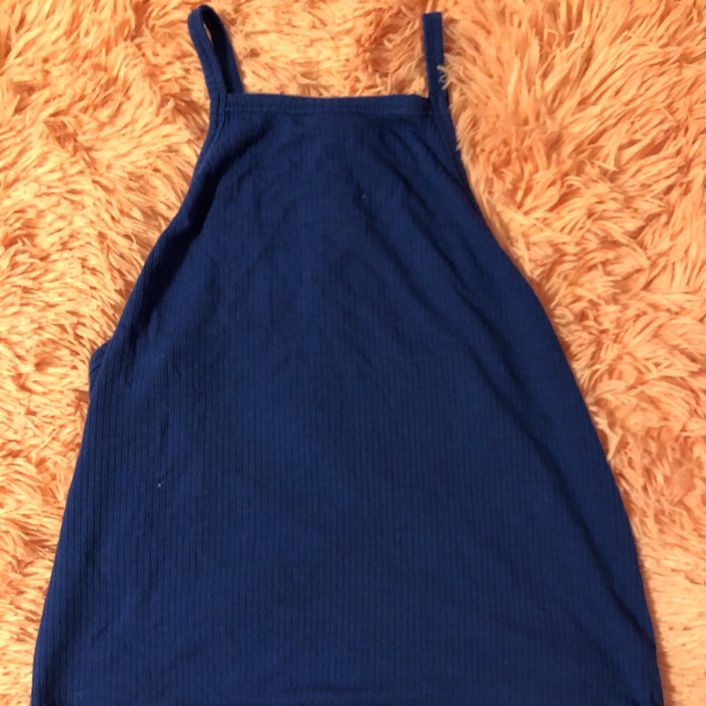 Blue Halter Top